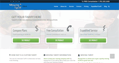 Desktop Screenshot of movingtariff.com