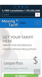 Mobile Screenshot of movingtariff.com
